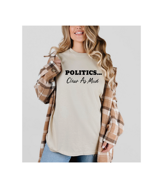 Politics...Clear As Mud Tee